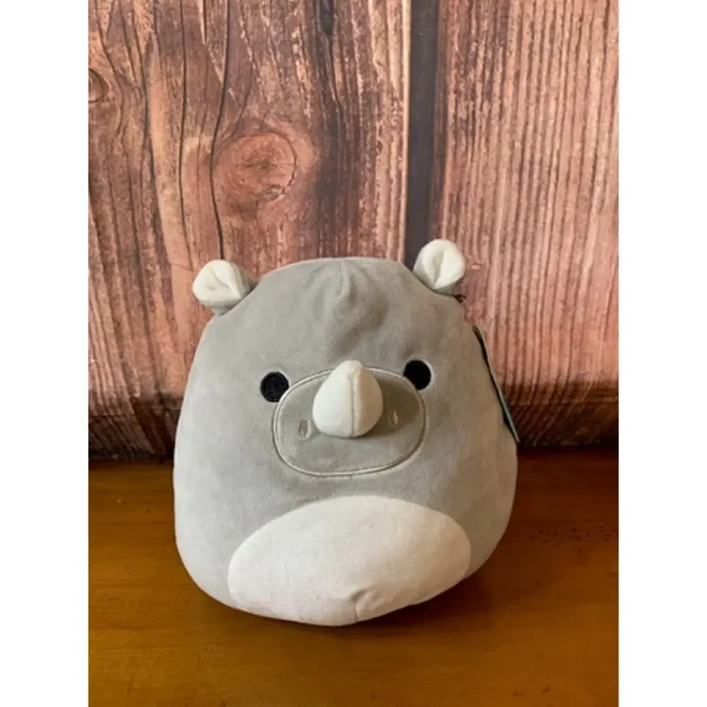 NWT Squishmallows Irving‎ Gray Rhino Plush 8 in Kellytoy w/ Tag